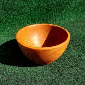 Kalmar Teak Wood Bowl 6” Diameter Made In Thailand Salad Cereal Serve